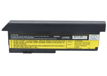 Replacement Battery for IBM  ThinkPad Elite X200 – Notebook, Laptop – 6600mAh / 10.8V