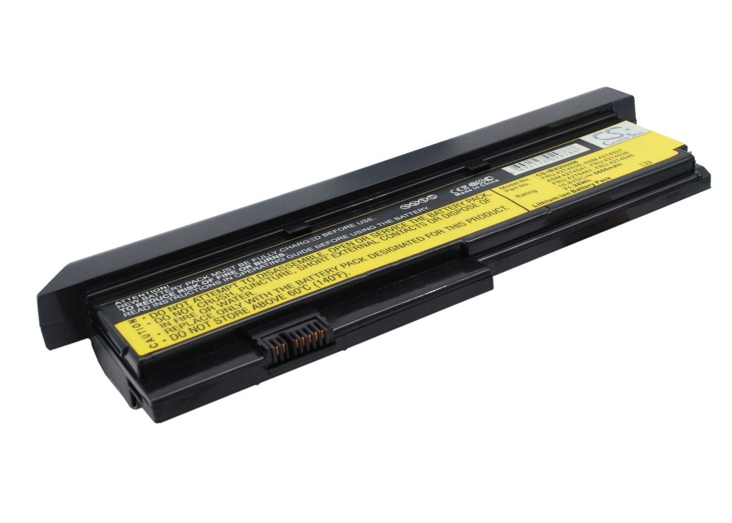 Replacement Battery for Lenovo  ThinkPad Elite X200 – Notebook, Laptop – 6600mAh / 10.8V