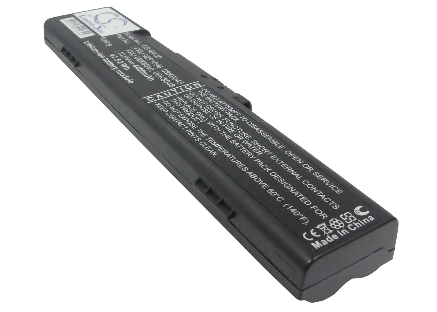 Replacement Battery for IBM ThinkPad X30 – Notebook, Laptop – 4400mAh / 10.8V - image 1