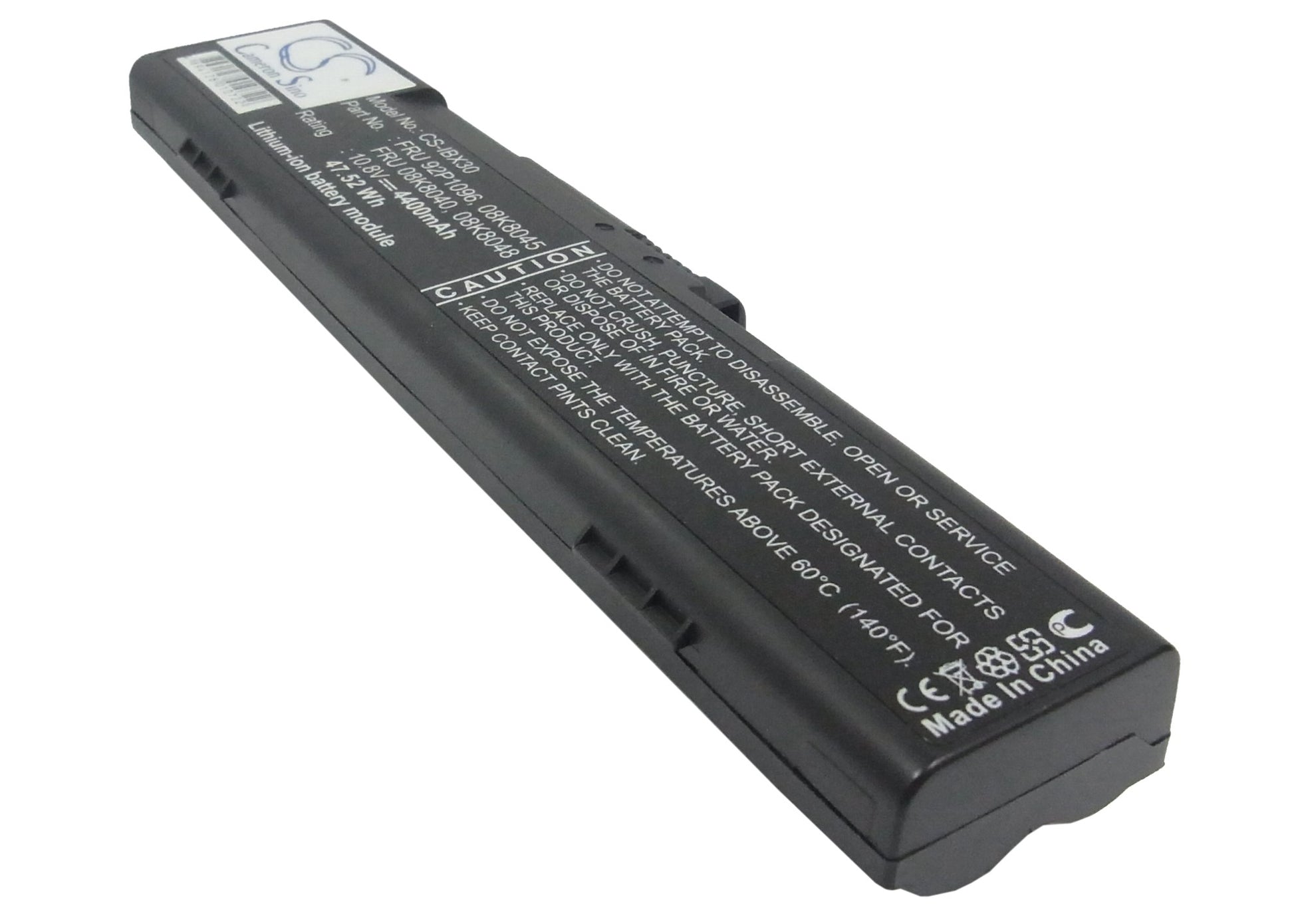 Replacement Battery for IBM ThinkPad X30 – Notebook, Laptop – 4400mAh / 10.8V - image 1