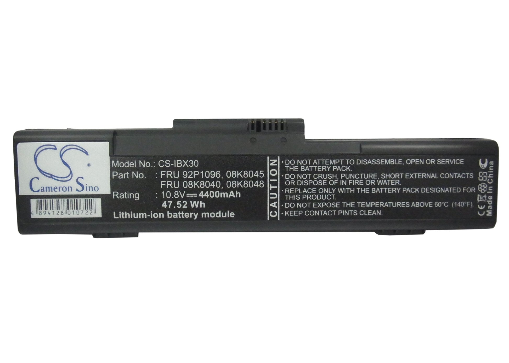 Replacement Battery for IBM ThinkPad X30 – Notebook, Laptop – 4400mAh / 10.8V - image 5