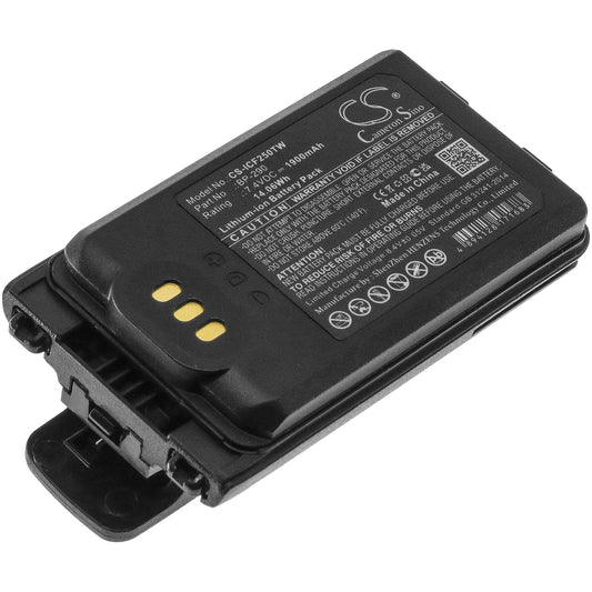Replacement Battery for Icom IC-F52D – Two-Way Radio – 1900mAh / 7.4V