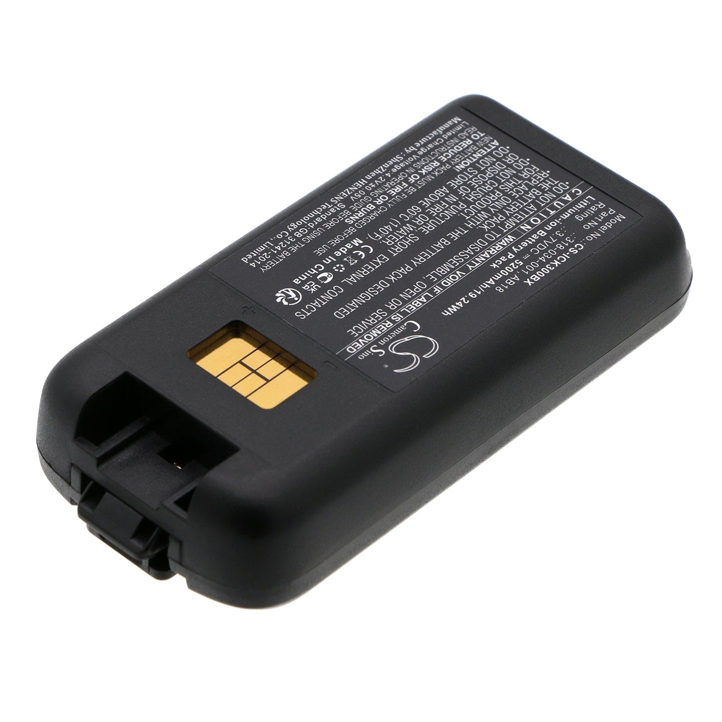 Replacement Battery for Intermec  CK3 – Barcode Scanner – 5200mAh / 19.24Wh / 3.7V