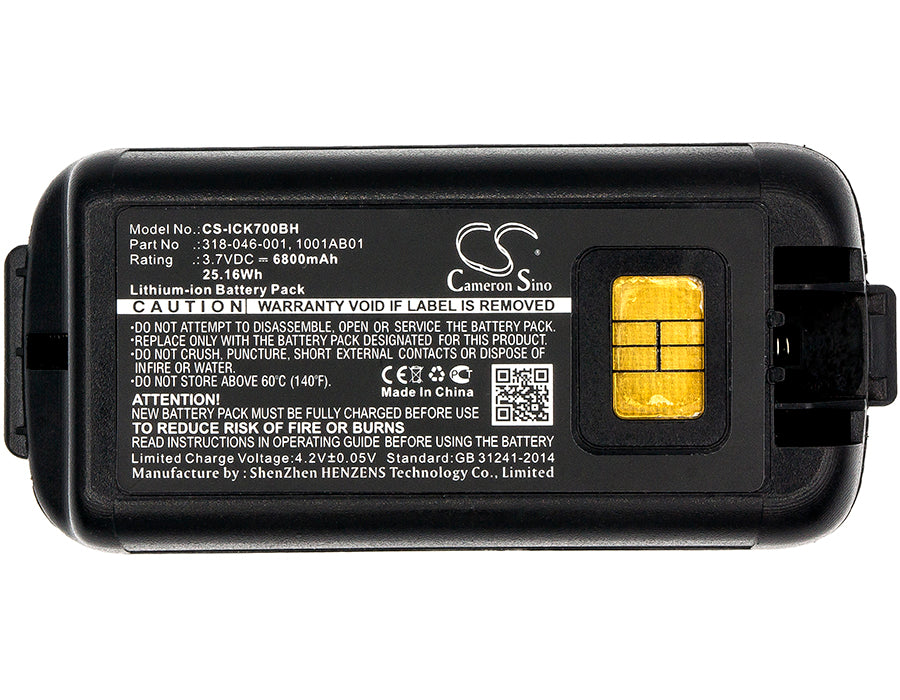 Replacement Battery for Intermec CK70 – Barcode Scanner – 6800mAh / 3.7V - image 3