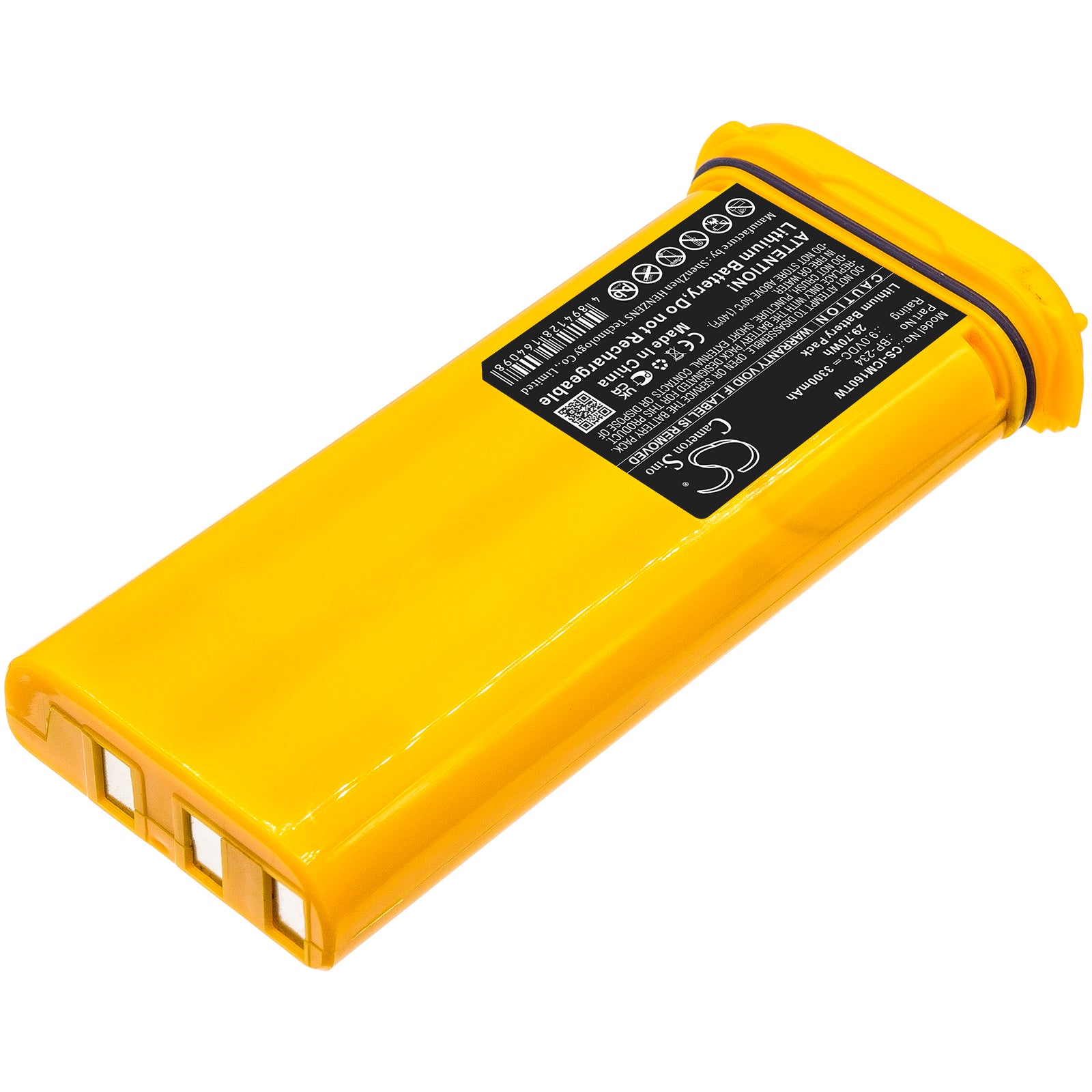 Replacement Battery for Icom IC-GM1600 – Two-Way Radio – 3300mAh / 9V - image 2