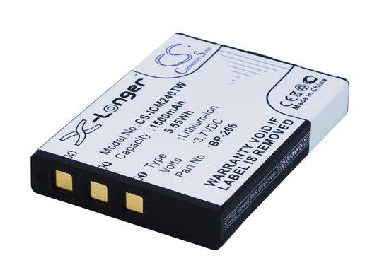 Replacement Battery for Icom  IC-M23 – Two-Way Radio – 1500mAh / 5.55Wh / 3.7V