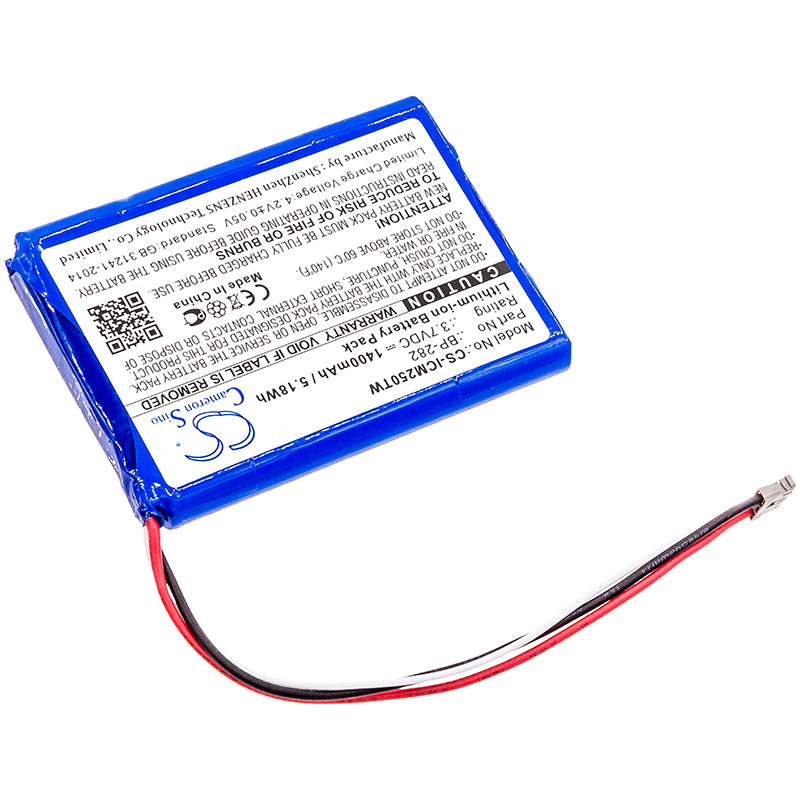 Replacement Battery for Icom IC-M25 – Two-Way Radio – 1400mAh / 3.7V - image 2