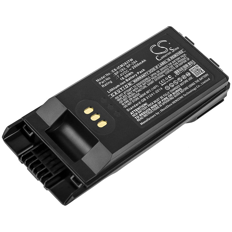 Replacement Battery for Icom  IC-F3400 – Two-Way Radio – 2500mAh / 18.50Wh / 7.4V