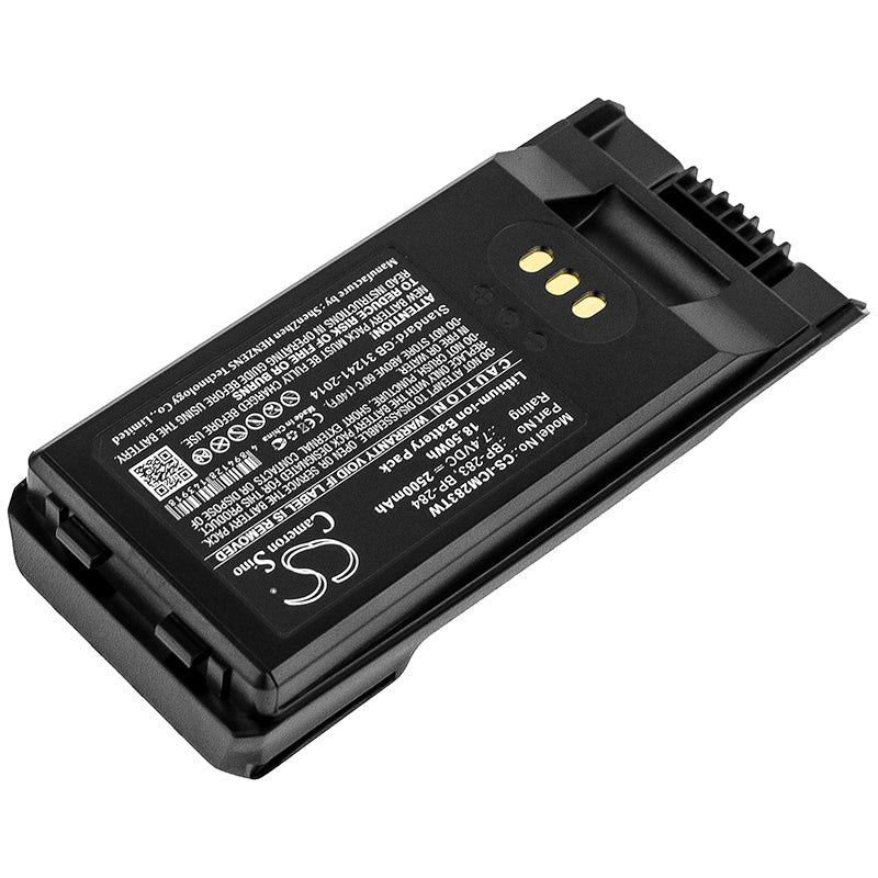 Replacement Battery for Icom  IC-F3400 – Two-Way Radio – 2500mAh / 18.50Wh / 7.4V