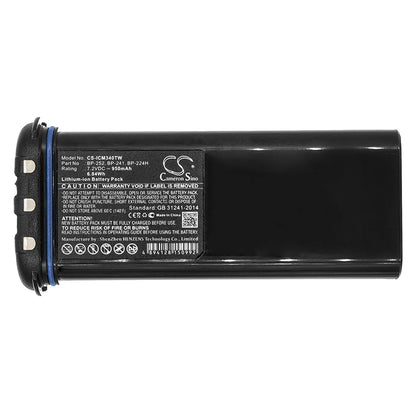 Replacement Battery for Icom  IC-GM1600 – Two-Way Radio – 950mAh / 6.84Wh / 7.2V