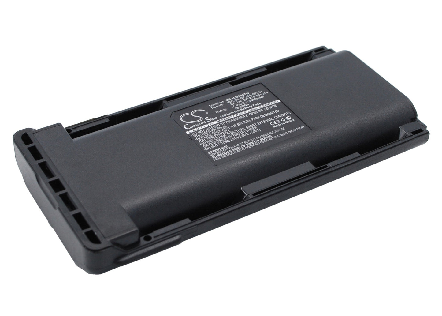 Replacement Battery for ICOM  IC-F70 – Two-Way Radio – 2500mAh / 18.50Wh / 7.4V