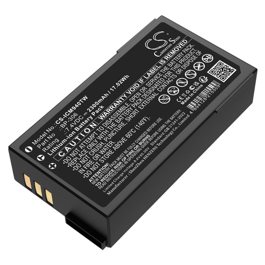 Replacement Battery for Icom IC-M94D – Two-Way Radio – 2300mAh / 7.4V
