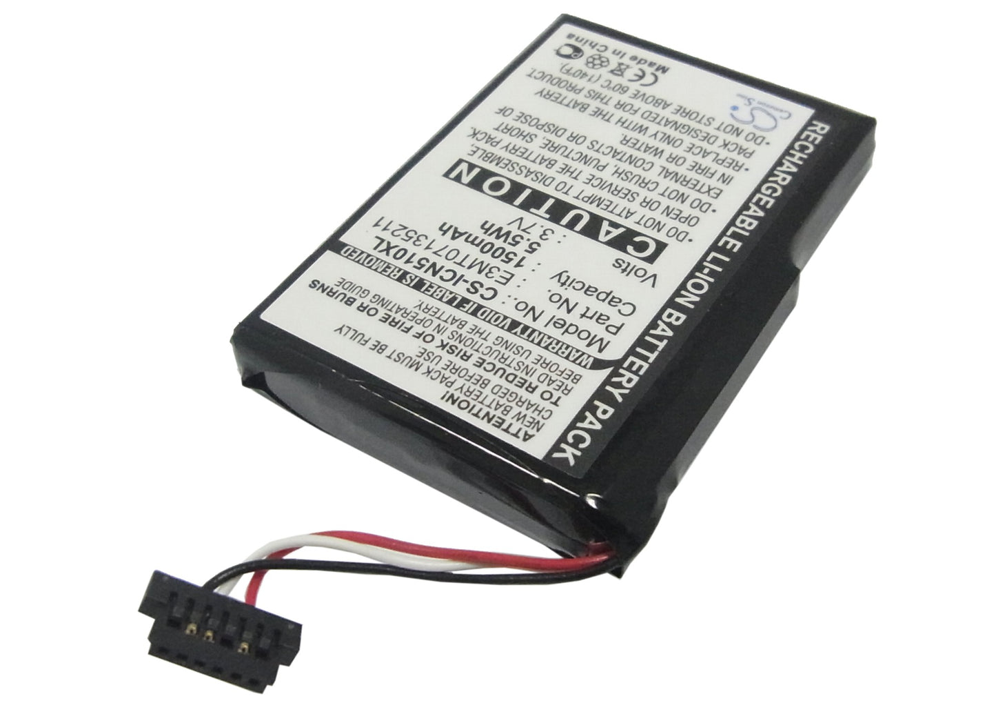 Replacement Battery for Navman iCN 510 – GPS, Navigator – 1500mAh / 3.7V - image 2