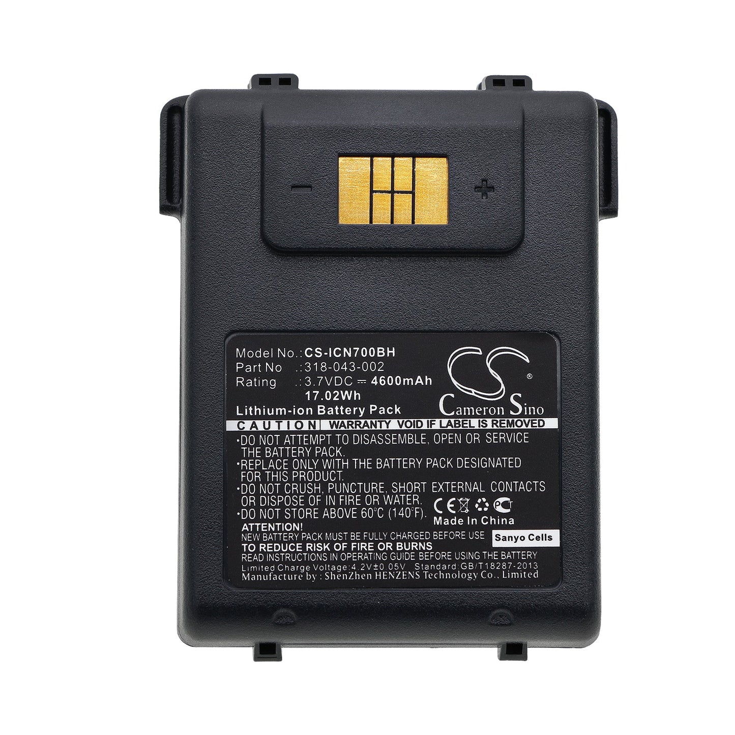 Replacement Battery for Intermec  CN70 – Barcode Scanner – 4600mAh / 17.02Wh / 3.7V