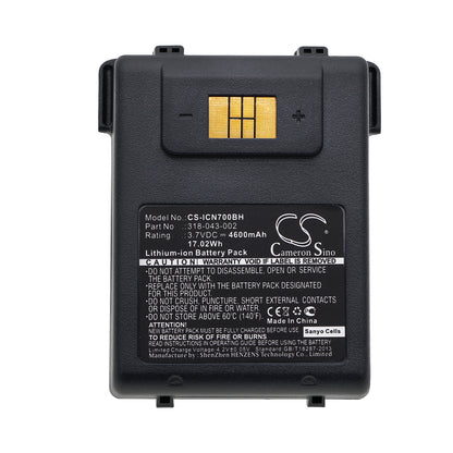 Replacement Battery for Intermec CN70 – Barcode Scanner – 4600mAh / 3.7V