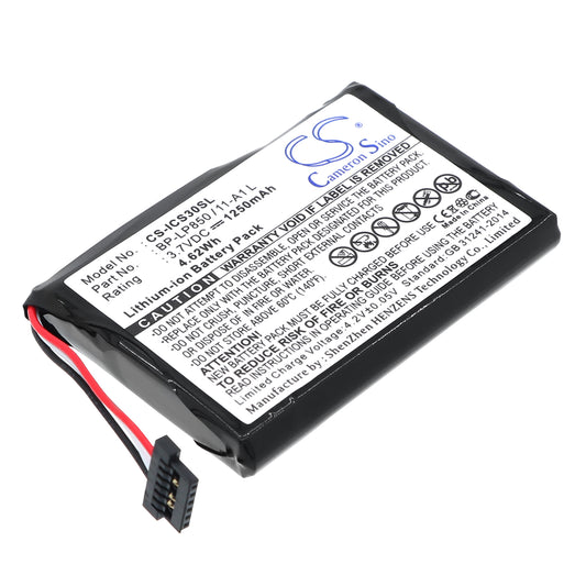 Replacement Battery for Navman S30 – GPS, Navigator – 1250mAh / 3.7V