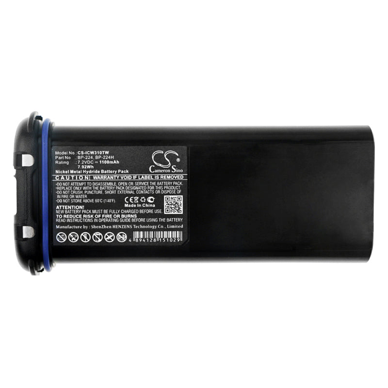 Replacement Battery for Icom IC-M32 – Two-Way Radio – 1100mAh / 7.2V - image 3