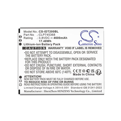 Replacement Battery for IDATA T3 – Barcode Scanner – 4600mAh / 3.8V