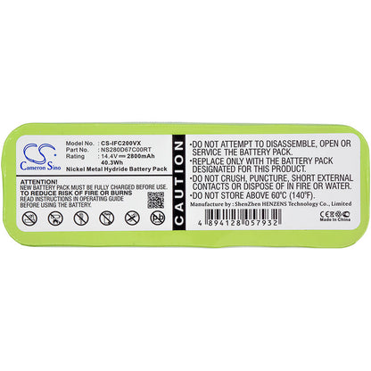 Replacement Battery for Infinuvo  CleanMate 365 – Vacuum – 2800mAh / 40.32Wh / 14.4V