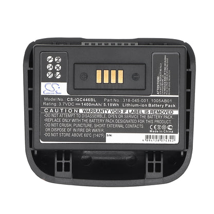 Replacement Battery for Intermec GC4460 – Barcode Scanner – 1400mAh / 3.7V