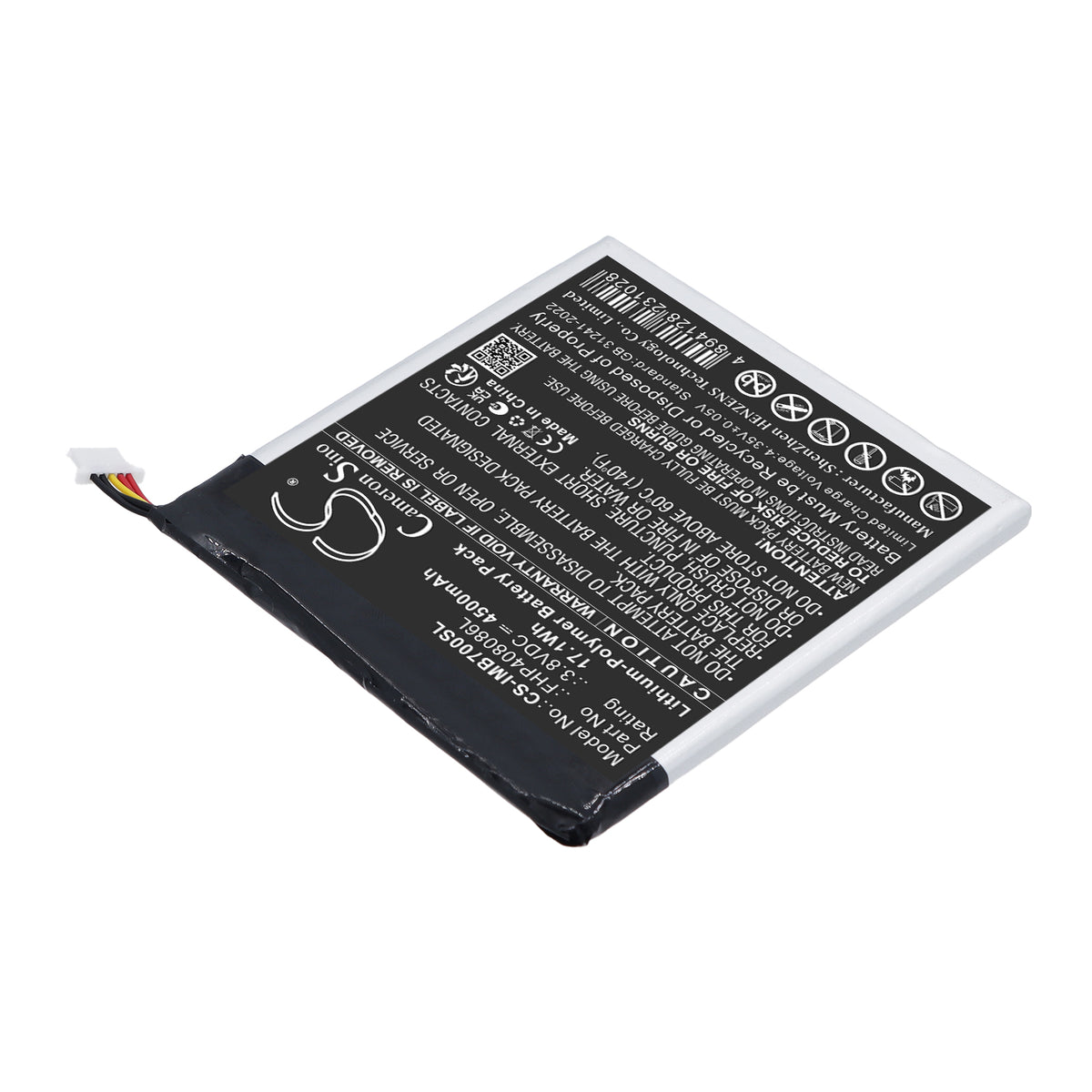 Replacement Battery for Ingenico M70 – Payment Terminal – 4500mAh / 3.8V