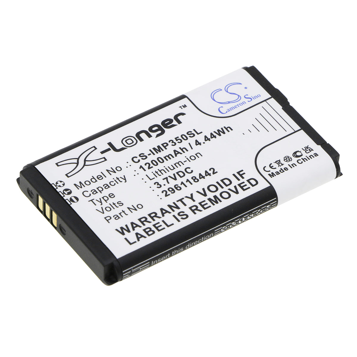 Replacement Battery for Ingenico iSMP – Payment Terminal – 1200mAh / 3.7V