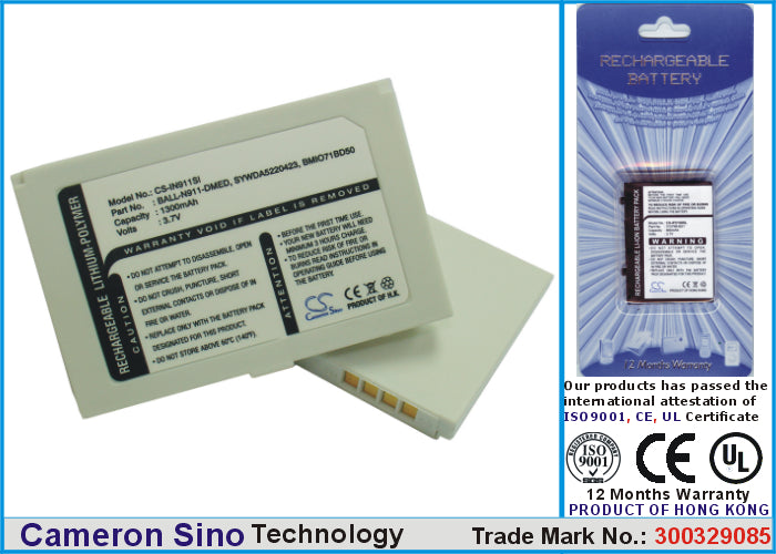 Replacement Battery for Inview | Voxtel | Palmax N911 – GPS, Navigator – 1300mAh / 3.7V - image 1