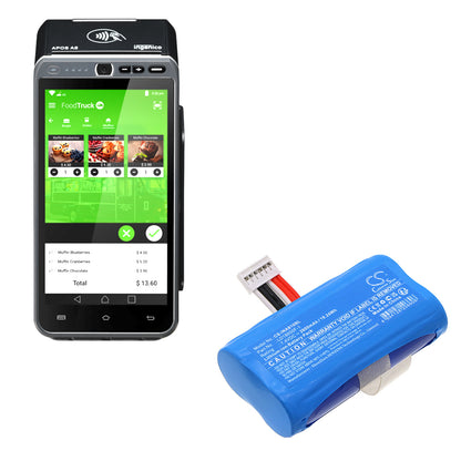 Replacement Battery for Landi | Ingenico A8 Pro-92D3 – Payment Terminal – 2600mAh / 7.4V