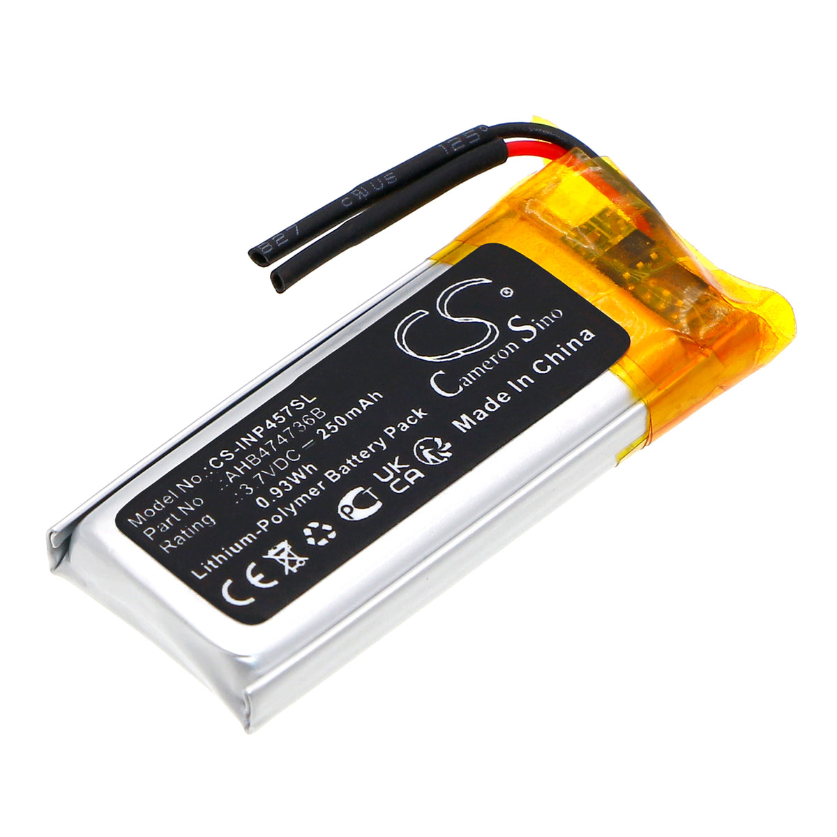 Replacement Battery for Ingenico RP457 – Payment Terminal – 250mAh / 3.7V