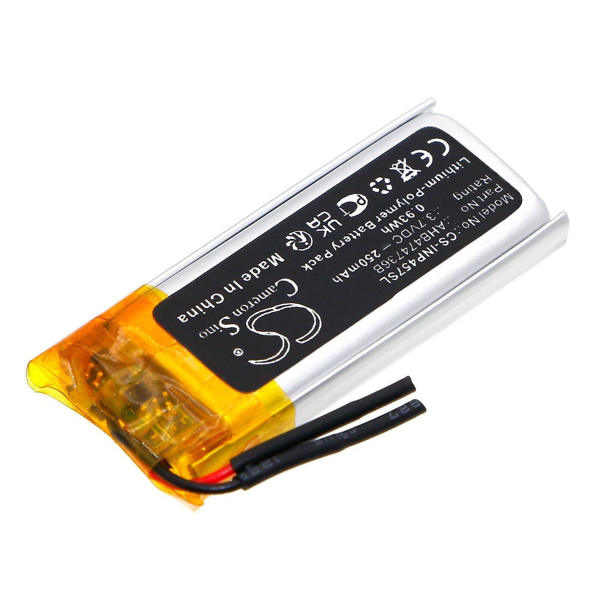 Replacement Battery for Ingenico RP457 – Payment Terminal – 250mAh / 3.7V