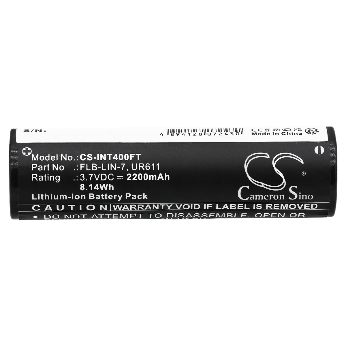 Replacement Battery for Streamlight | Inova Dualie – Flashlight – 2200mAh / 3.7V