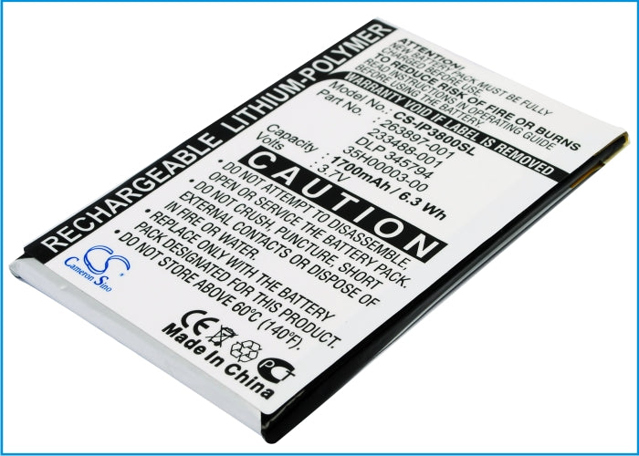 Replacement Battery for Ecom | HP 39a-Ex – PDA, Pocket PC – 1700mAh / 3.7V