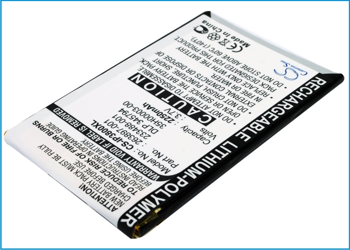 Replacement Battery for HP | Ecom iPAQ H3800 – PDA, Pocket PC – 2250mAh / 3.7V