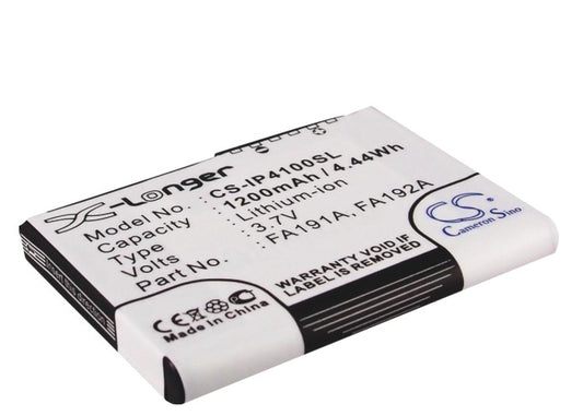 Replacement Battery for HP iPAQ h4100 – PDA, Pocket PC – 1200mAh / 3.7V