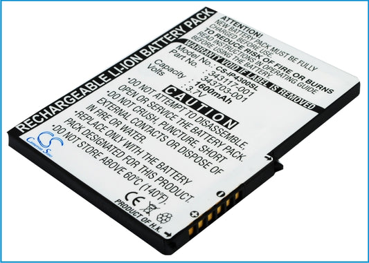 Replacement Battery for HP iPAQ 4300 – PDA, Pocket PC – 1560mAh / 3.7V