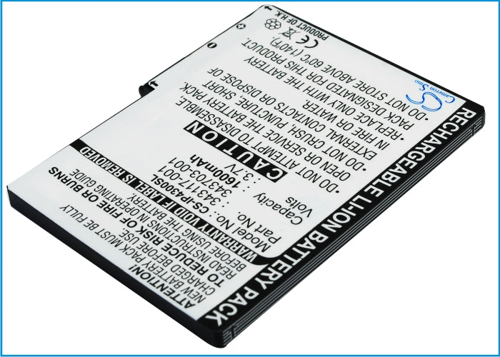 Replacement Battery for HP iPAQ 4300 – PDA, Pocket PC – 1560mAh / 3.7V