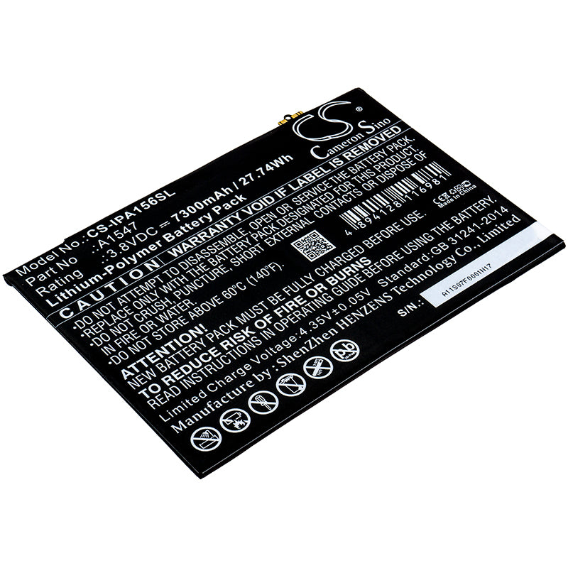 Replacement Battery for Apple iPad Air 2 – Tablet – 7300mAh / 3.8V - image 1
