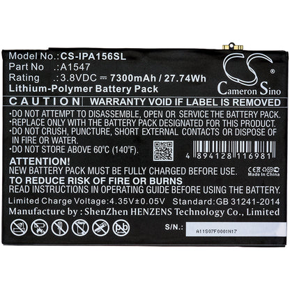 Replacement Battery for Apple iPad Air 2 – Tablet – 7300mAh / 3.8V - image 3