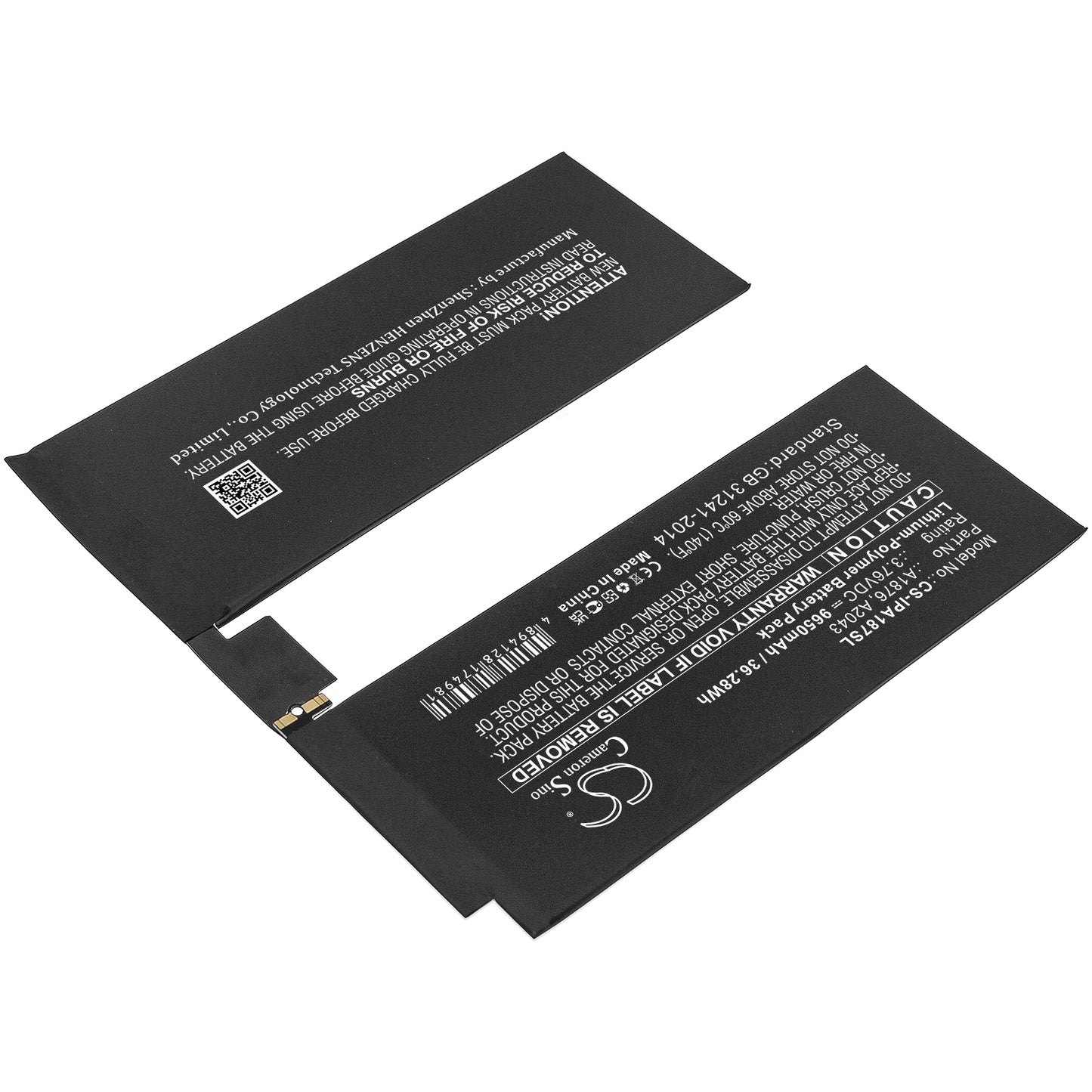 Replacement Battery for Apple iPad Pro 12.9 3rd – Tablet – 9650mAh / 3.76V - image 2