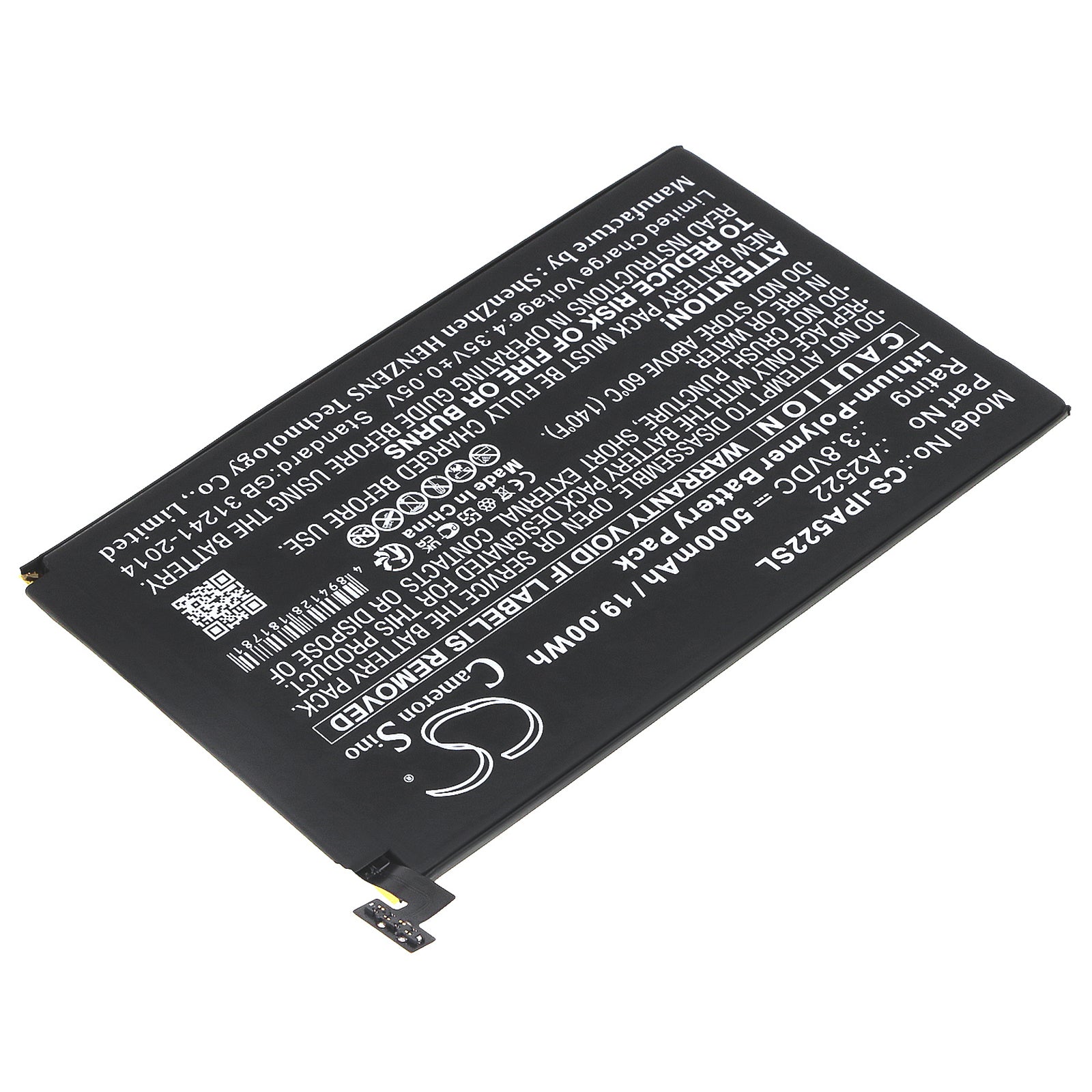 Replacement Battery for Apple A2567 – Tablet – 5000mAh / 3.8V - image 2
