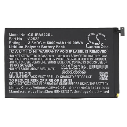 Replacement Battery for Apple A2567 – Tablet – 5000mAh / 3.8V - image 3