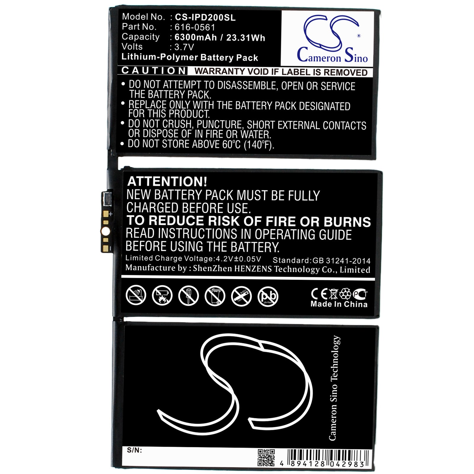 Replacement Battery for Apple iPad 2 – Tablet – 6300mAh / 3.7V - image 3