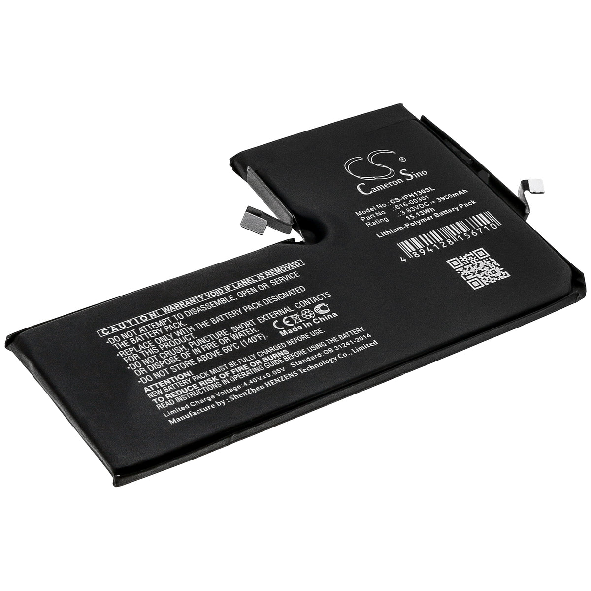 Replacement Battery for Apple iPhone 11 Pro Max – Mobile, SmartPhone – 3950mAh / 3.83V
