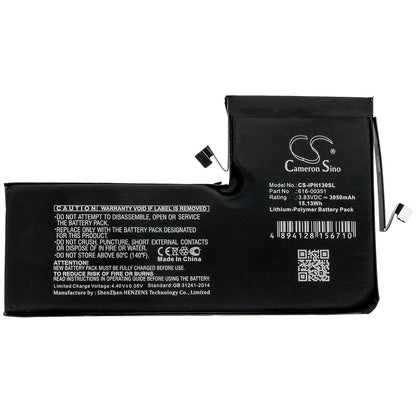 Replacement Battery for Apple iPhone 11 Pro Max – Mobile, SmartPhone – 3950mAh / 3.83V