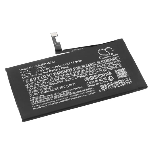 Replacement Battery for Apple iPhone 15 Plus – Mobile, SmartPhone – 4650mAh / 3.85V