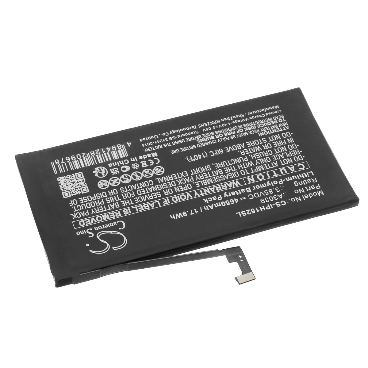 Replacement Battery for Apple iPhone 15 Plus – Mobile, SmartPhone – 4650mAh / 3.85V