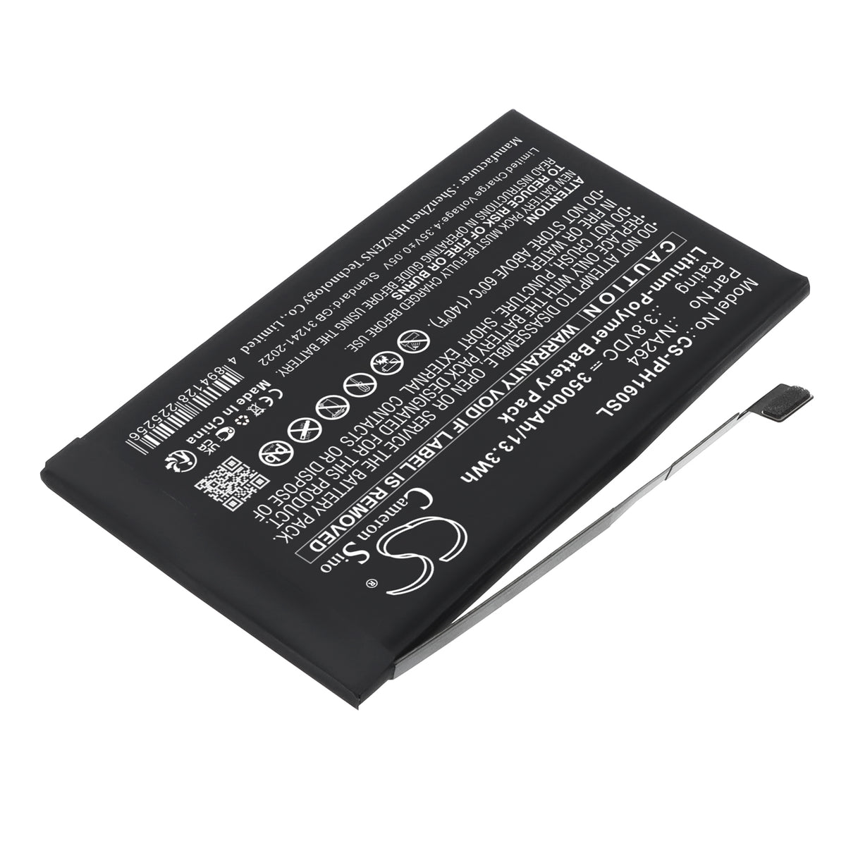 Replacement Battery for Apple A3081 – Mobile, SmartPhone – 3500mAh / 3.8V