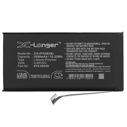 Replacement Battery for Apple iPhone 13 – Mobile, SmartPhone – 3200mAh / 3.85V