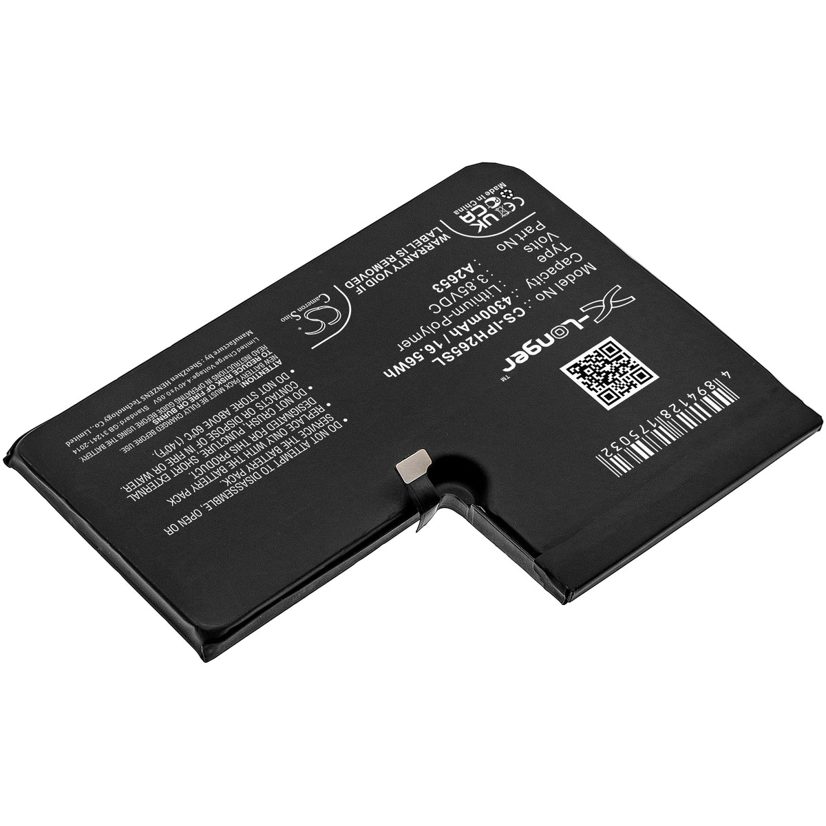 Replacement Battery for Apple iPhone 13 Pro Max – Mobile, SmartPhone – 4300mAh / 3.85V