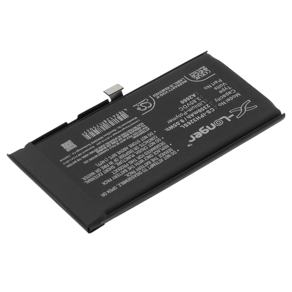 Replacement Battery for Apple iPhone 13 Mini – Mobile, SmartPhone – 2350mAh / 3.85V